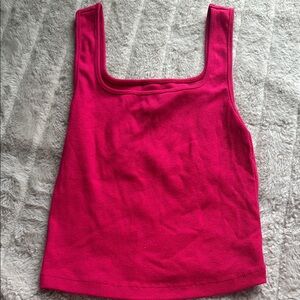Old Navy Pink Sleeveless Crop Tank Top